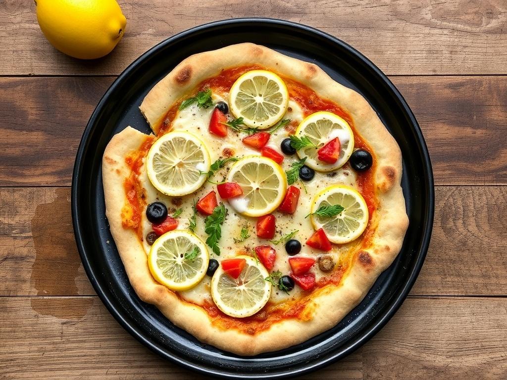 Пицца с судаком и лимоном: речной деликатес