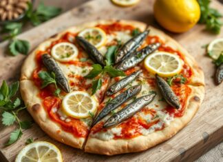 Пицца с сардинами и лимоном: рыбный вариант, который удивит гурманов