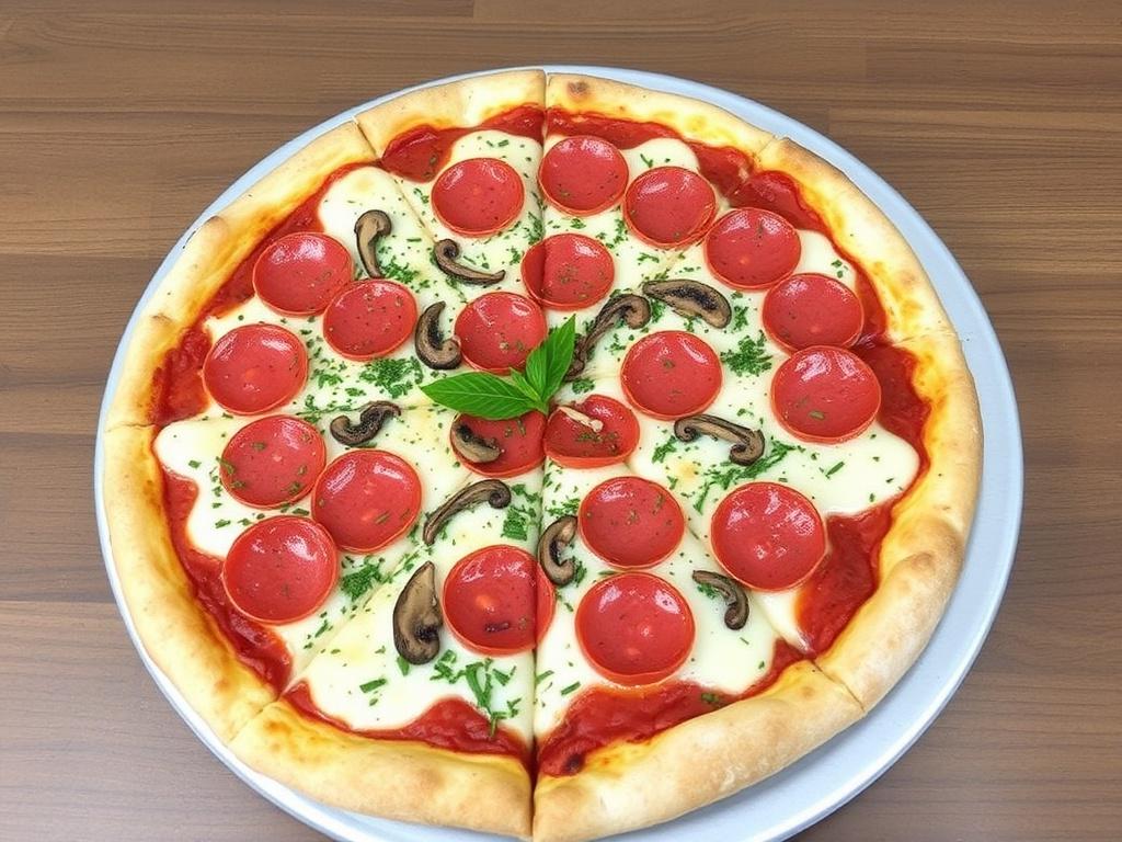 Пицца с салями, грибами и орегано: сытный вариант для уютного вечера