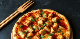 Пицца с курицей и соусом терияки: азиатский акцент на твой обычный вечер