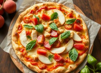 Пицца с личи и курицей: неожиданный дуэт вкусов, который стоит попробовать