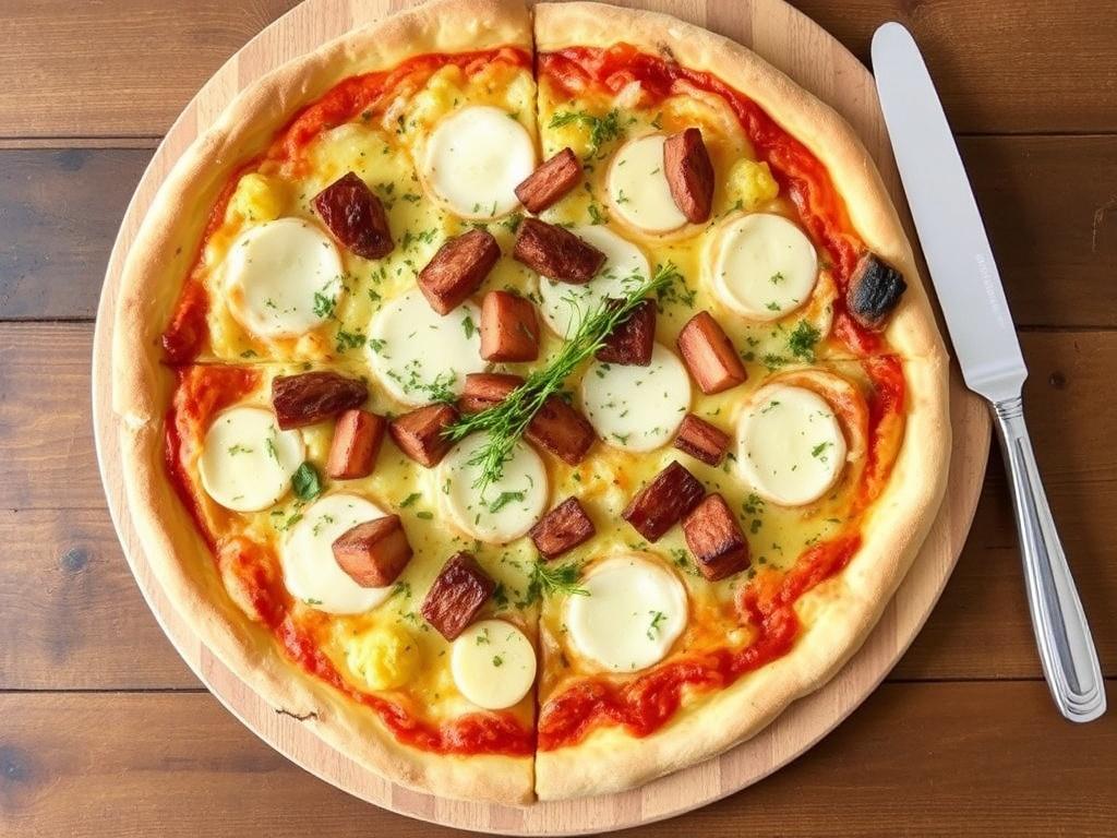 Пицца с сельдью и картофелем: скандинавский вариант